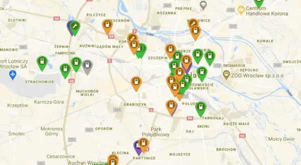 Gdzie naładować samochód elektryczny mapa – znajdź najbliższe stacje ładowania